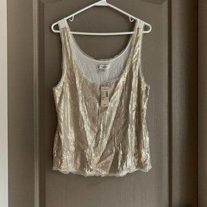 sequin tank top american eagle